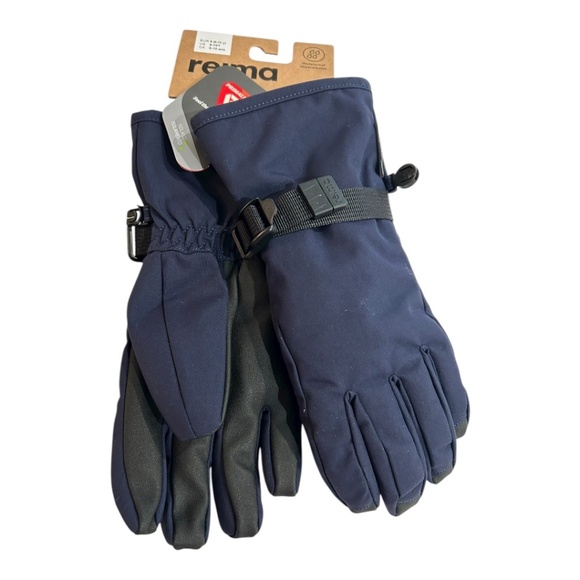 Reima Tartu Gloves Kids size 8-10 years Navy Blue New with Tags - Picture 1 of 4